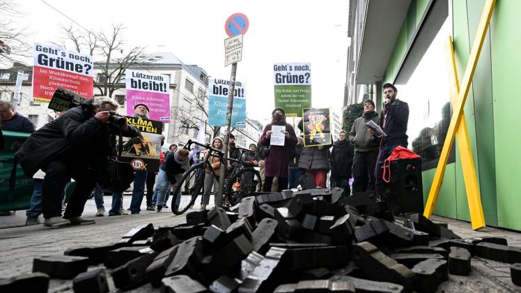 Proteste gegen die Räumung von Lützerath