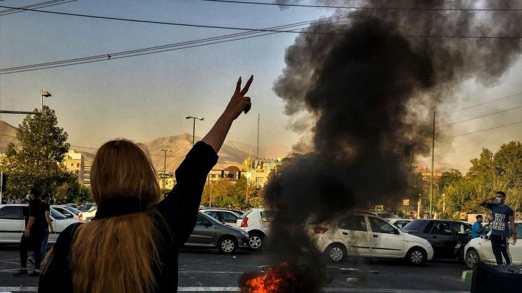 Demonstration in Teheran