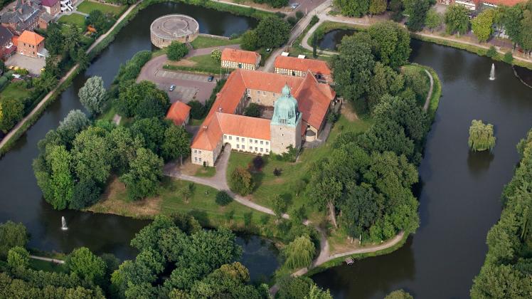 Luftbild Schloss Fürstenau/Bastion