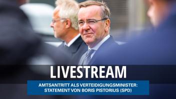 Nach dem Rücktritt von Verteidigungsministerin Christine Lambrecht soll der niedersächsische Innenminister Boris Pistorius (beide SPD) ihr Nachfolger werden.