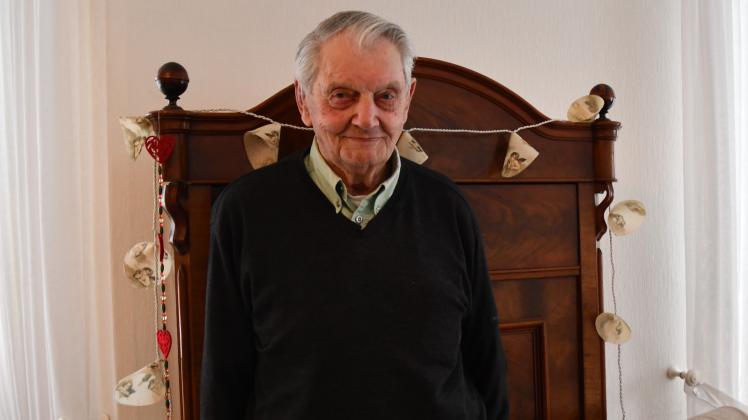 Claus Schnoor (94) engagiert sich schon fast sein ganzes Leben lang in Padenstedt.