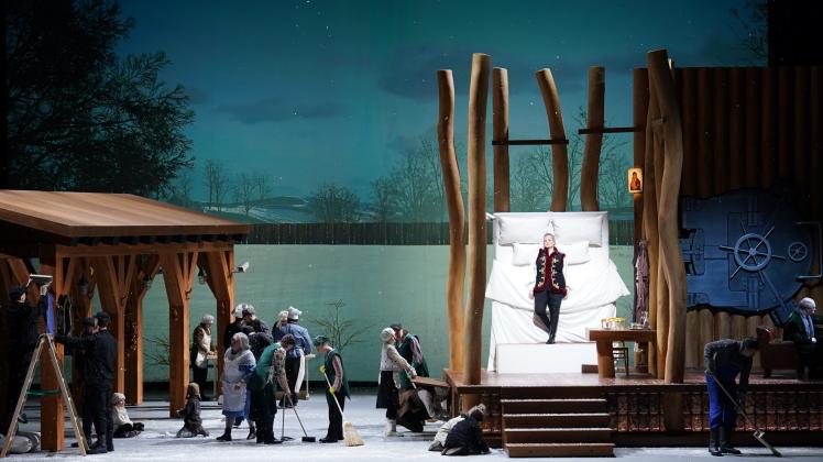 Fotoprobe Oper "Lady Macbeth von Mzenskbeth" in Hamburg