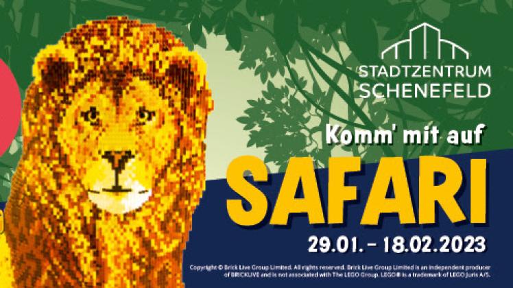 Plakat zur Veranstaltung „Komm mit auf Safari“