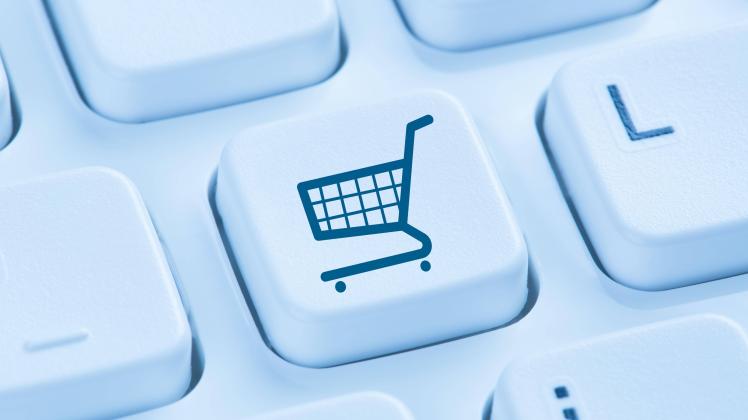 shopping online ecommerce shopping purchasing internet blue computer keyboard PUBLICATIONxINxGERxSU
