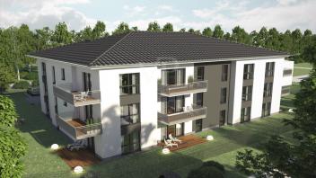 Neun Wohnungen sollen in dem Neubau in der Warnemünder Straße künftig Platz finden.