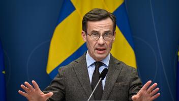 Pressekonferenz zur NATO-Bewerbung in Schweden