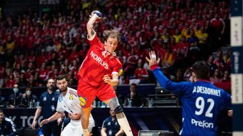 230129 Simon Bogetoft Pytlick of Denmark during the 2023 IHF World Men s Handball Championship final between France and 