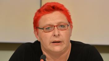 Die Landtagsabgeordnete Andrea Johlige .