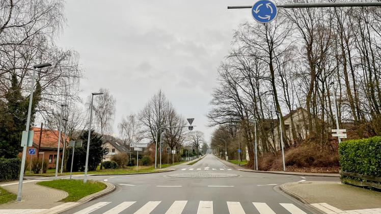 Der Kreisel an der Osnabrücker Straße in Lechtingen: Gilt auch nach diesem Tempo 30?