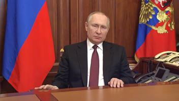 Ukraine-Konflikt - TV-Ansprache Putin