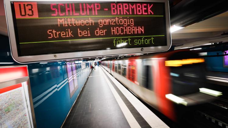 Warnstreik bei der Hochbahn
