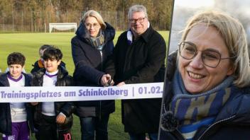 VfL Osnabrück: Neues Trainingsgelände - Eröffnung auf dem Schinkelberg bei Regen und Wind