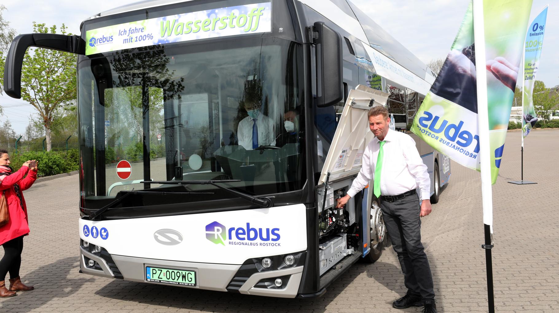 Rebus will in Zukunft vermehrt auf Wasserstoff-Busflotte setzen