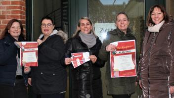 Die „Kinofrauen“ (von links) Verena Gierke, Nina Buschermöhle, Anna-Maria Thediek, Christine Scholz-Lomp und Sandra Fenstermann freuen sich auf den Start der Filmvorführungen im Mai.