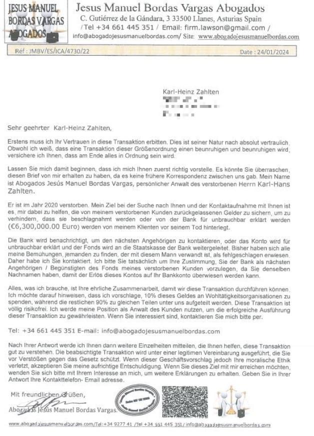 Rickert KarlHeinz Zahlten durchschaut betrügerischen Anwalt