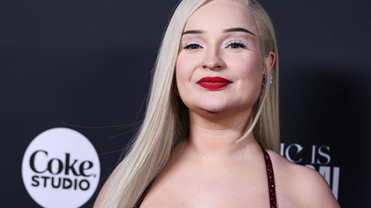 Universal Music Group 2023 65th GRAMMY Awards After Party German singer and songwriter Kim Petras arrives at the Univers