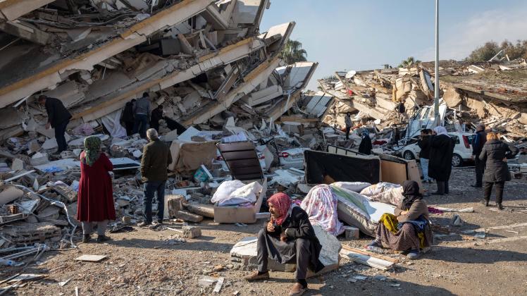 February 7, 2023, Hatay Antakya, Turkey: Citizens and earthquake victim rescue efforts after the earthquake in Hatay Ant