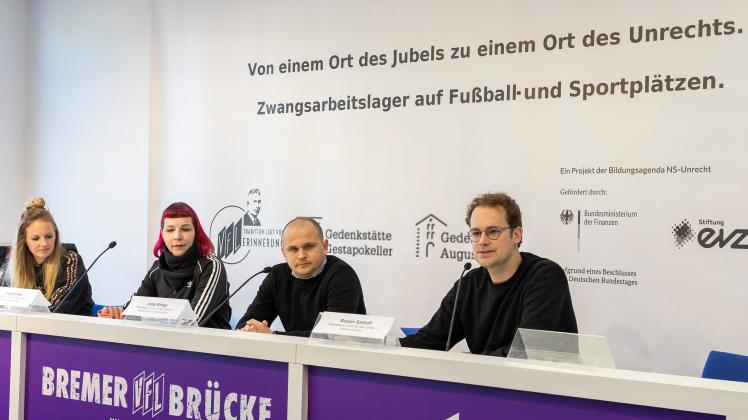 PK Projekt  "Zwangsarbeitslager auf Fußball- und Sportplätzen"