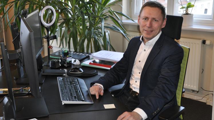 Axel Schmidt ist seit 100 Tagen Bürgermeister der Rolandstadt Perleberg