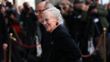 January 15, 2023, Athens, Greece: Queen of Denmark Margrethe II arrived in Athens for the funeral of former Greek King C