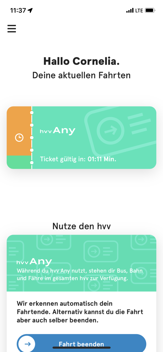 Unterwegs Mit „Any“: So Läuft Die HVV-App Im Kreis Pinneberg | SHZ