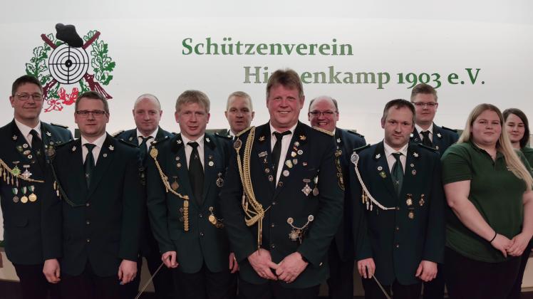 Schützenverein Hinnenkamp Vorstand 2023