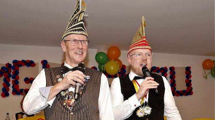 Beim Karneval 2020 gemeinsam auf der Bühne: Willy Schulze (links) und Dennis Lindemann. 