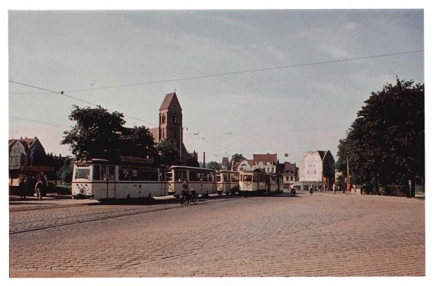 Rostocks Stadtmitte vor der Wende.