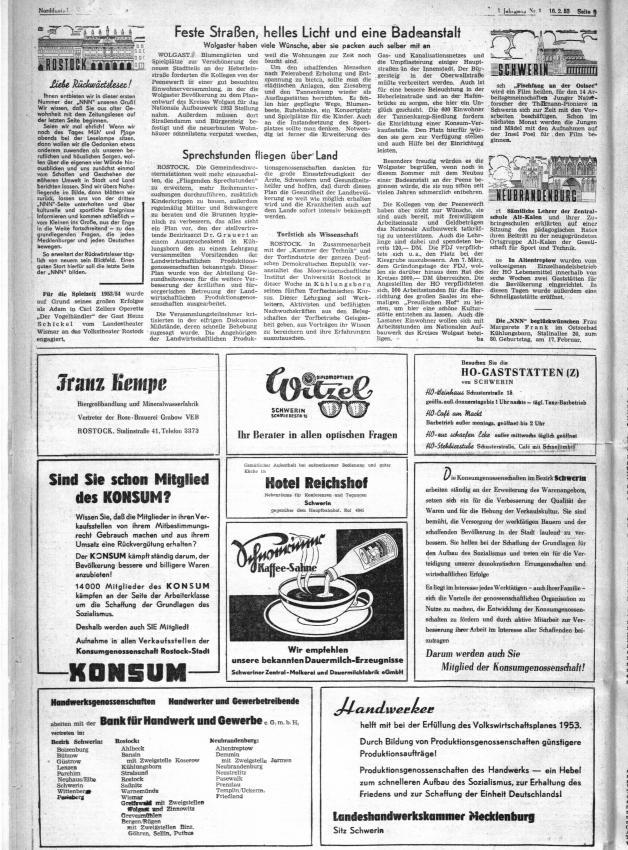 Seite 6 der ersten NNN-Ausgabe vom 16. Februar 1953
