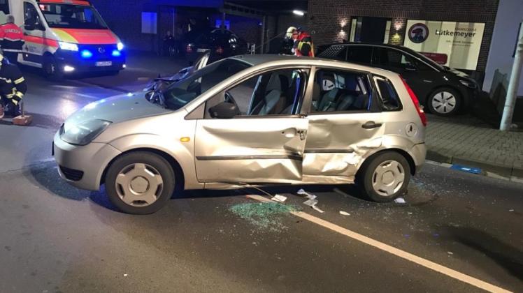 Der Ford Fiesta des 36-Jährigen aus Freren ist nach dem Unfall ein Totalschaden.