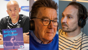 Zu Gast im Podcast „Brückengeflüster“: Karsten Baumann, Herbert Mühlenberg und Dennis Weiland