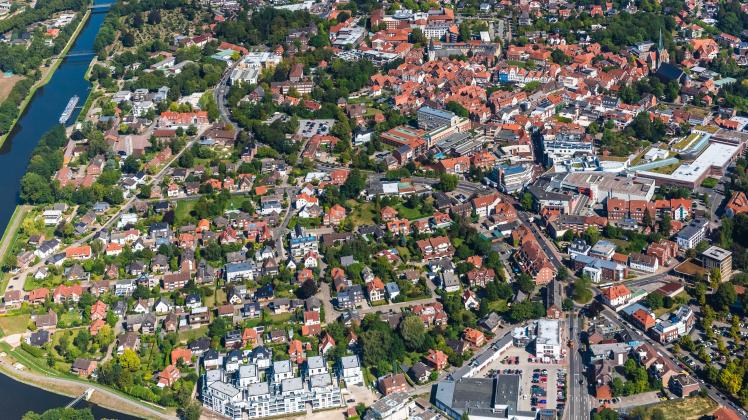 Luftbilder 2022 - Lingen - Innenstadt