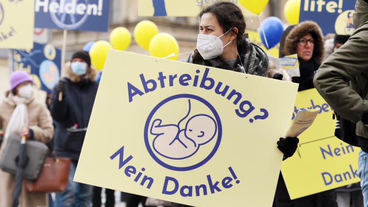 Abtreibungsgegner demonstrieren in München