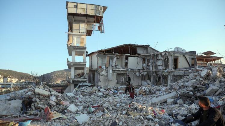 Der Heimatort von Sabri Yorulmaz in der Türkei ist fast völlig zerstört.