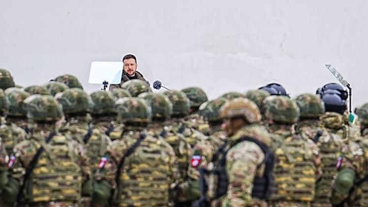 Jahrestag Kriegsbeginn Ukraine - Kiew