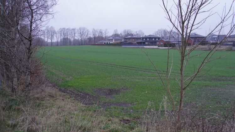 Das Baugebiet „Auf dem Hehm“ schließt nördlich an die Straße Steinfehn an. 