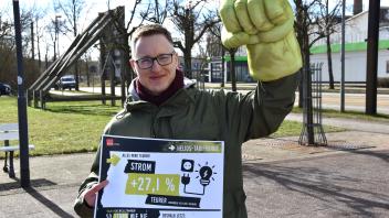 Jan-Ole Franck bei der aktiven Mittagspause der Helios Klinik Schwerin