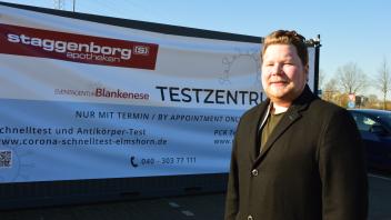 Testzentrum in Elmshorn schließt: Niklas Letz