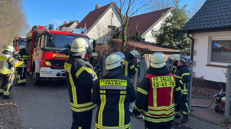 In Bersenbrück musste die Feuerwehr einen kleinen Schwelbrand in einem Wohnhaus löschen