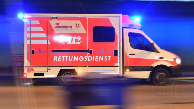 Rettungswagen im Einsatz