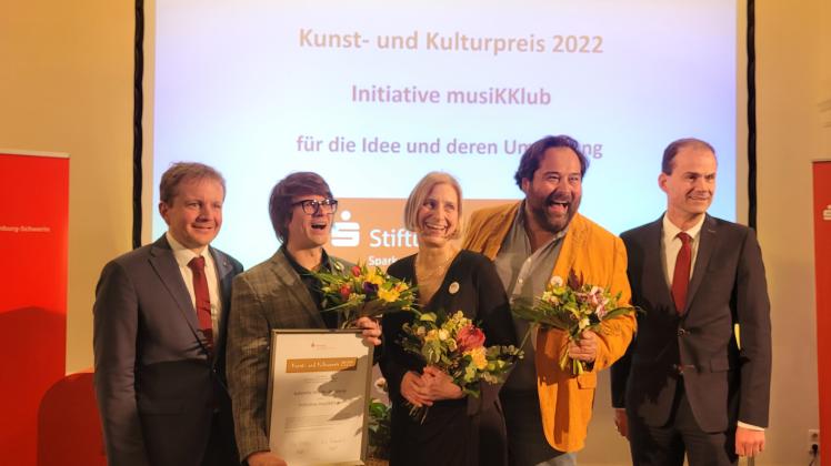 Sie gehören zu den Gewinnern des Kunst- und Kulturpreises der Landeshauptstadt Schwerin: die Initiative Musikklub.
