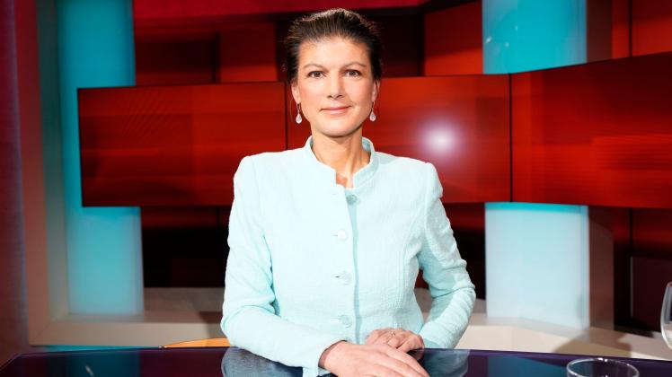 Sahra Wagenknecht in der ARD-Talkshow hart aber fair im Studio Adlershof. Berlin, 27.02.2023 *** Sahra Wagenknecht in th