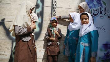 August 19, 2018 - Tehran, Tehran, IRAN - Students are seen at a girl s school in Tehran, Iran. Tehra