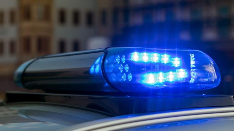 Polizeifahrzeug - Blaulicht
