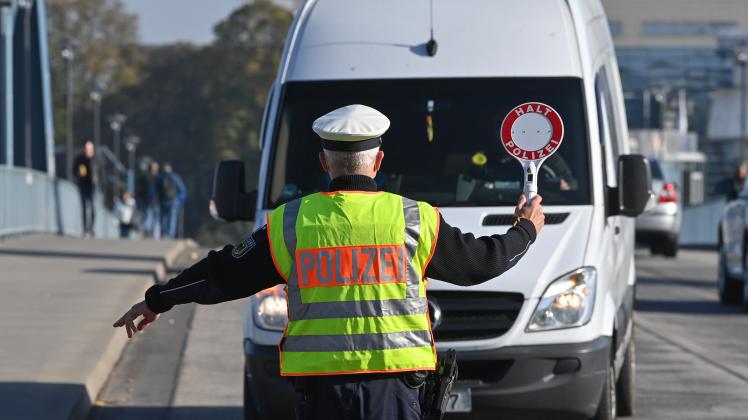 Bundespolizei kontrolliert an der deutsch-polnischen Grenze