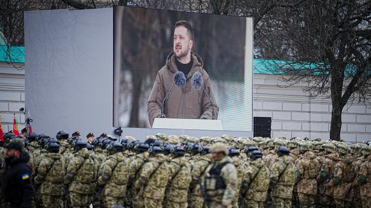 Jahrestag Kriegsbeginn Ukraine – Kiew