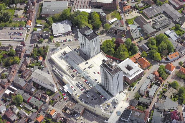 Itzehoe HolsteinCenter und Hochhäuser stehen vor dem Verkauf