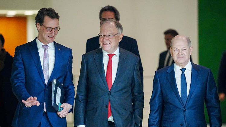 Ministerpräsidentenkonferenz mit Bundeskanzler Olaf Scholz