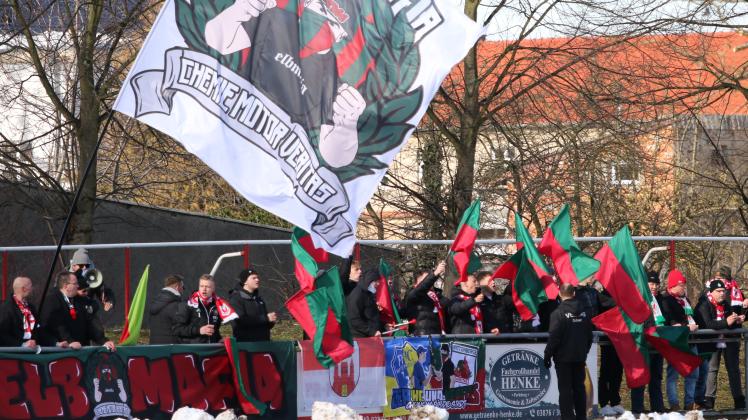 Vor allem der Veritas-Anhang sorgte für gute Derbystimmung.