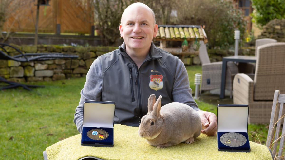 Gerker Michael Gerker aus Melle deutscher Meister in der Kaninchenzucht